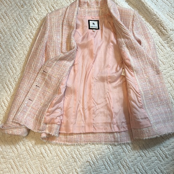 Veronik Alexandre Couture Pink Sequined Double Breasted Jacket - Picture 4 of 9